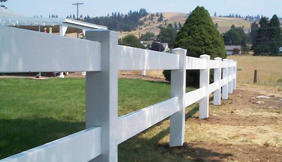Пластиковый забор ПВХ "Ранчо АМ401" (высота 100 см) цвет белый